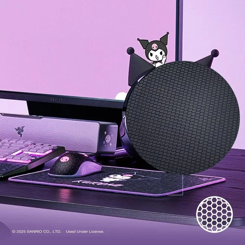 New! Razer DeathAdder Essential Goliathus Gaming Mouse Mat Bundle Kuromi Edition